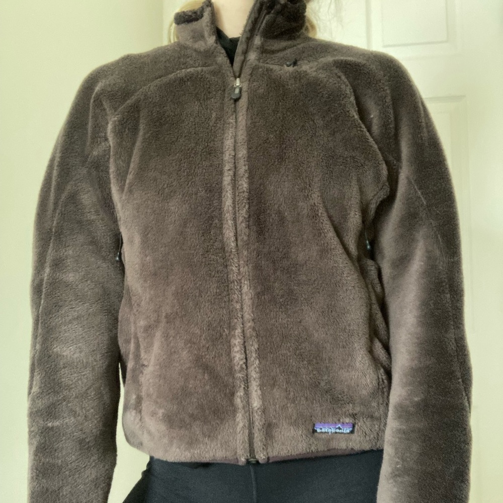 Furry Patagonia zip-up